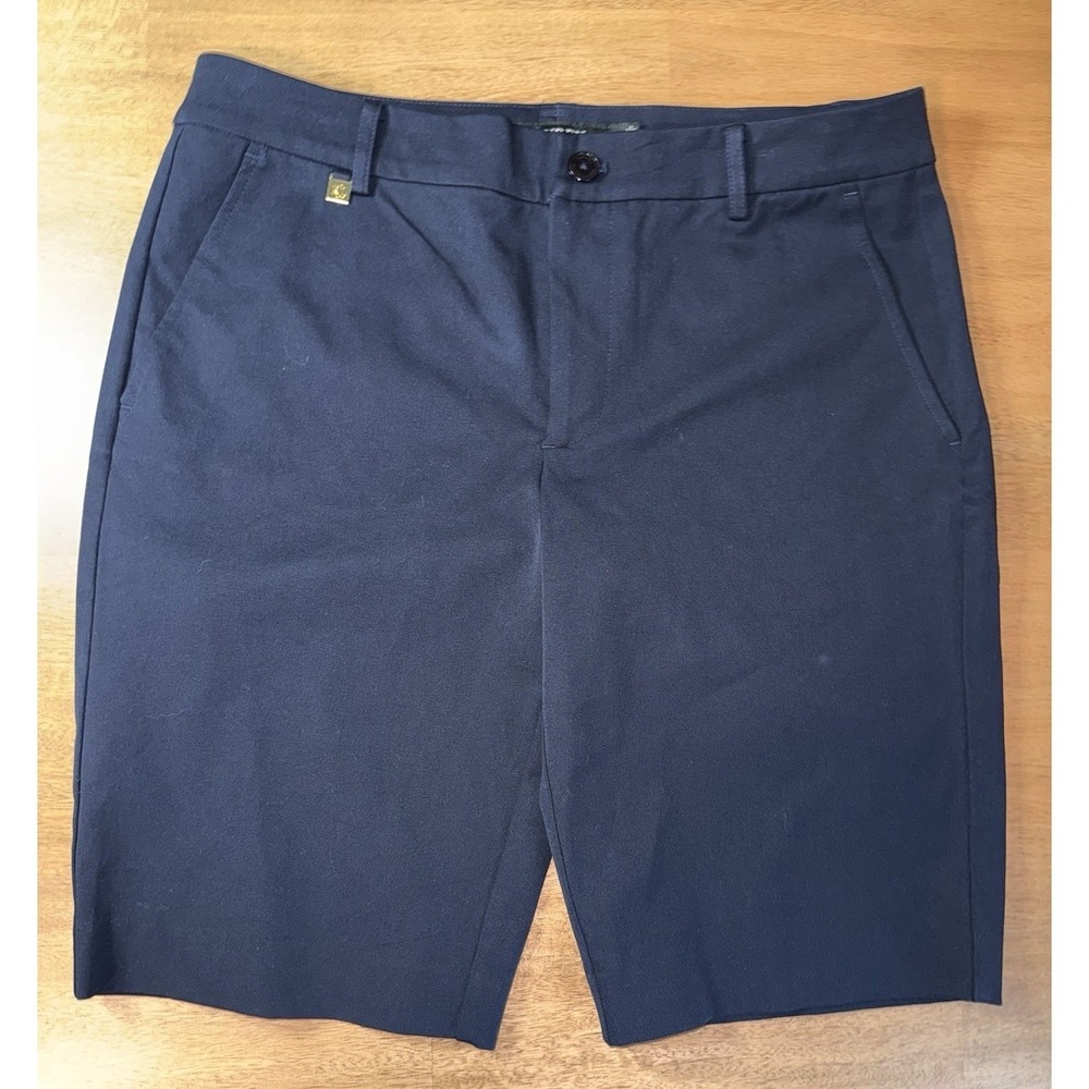 Lauren Ralph Lauren Navy Blue Chino Bermuda Shorts Womens Size 8